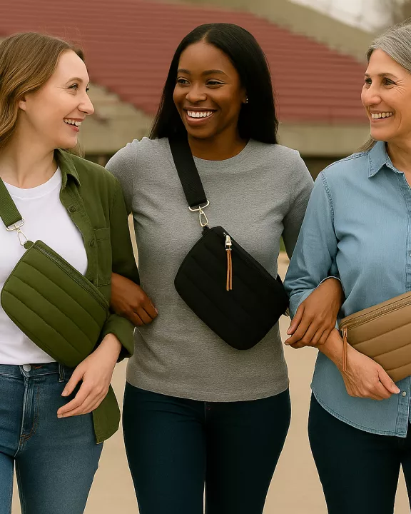 PREORDER Addison Quilted Nylon Waist Sling Bag Ship Date 9/1/2025