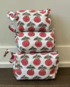 Poppy Block Print Quilted Bag Collection