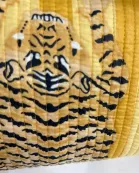 Sun Tiger Block Print Oversized Tote