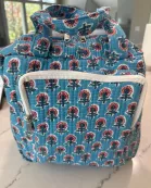 Flower Power Block Print Quilted Bag Collection