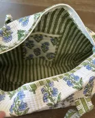 Blue Garden Block Print Bag Collection