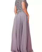 Dylan and Davids Short-Length Sleeve Mother Of The Bride Evening Dress