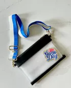 Gameday Ready Stadium Approved Black Clear Bag with GAMEDAY Patch