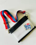Gameday Ready Stadium Approved Black Clear Bag with GAMEDAY Patch