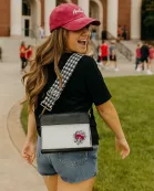 Gameday Ready Stadium Approved Black Clear Bag with GAMEDAY Team Spirit