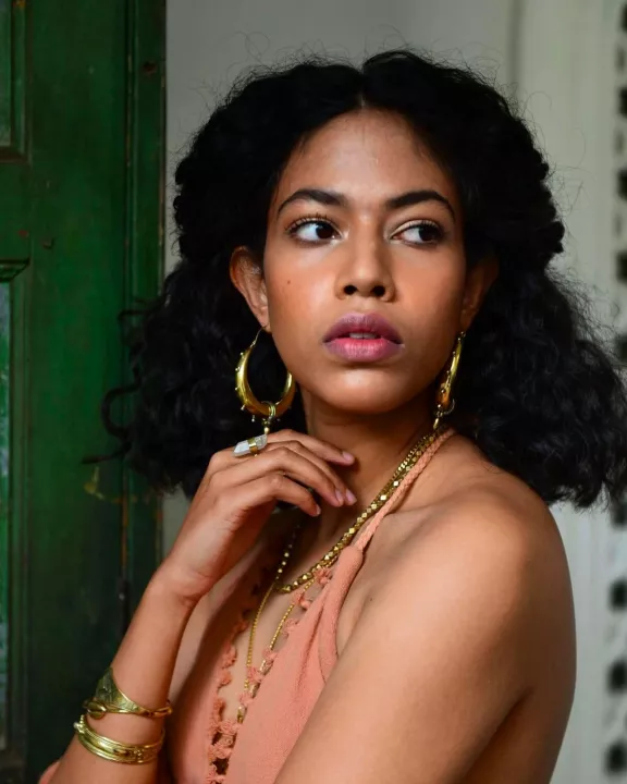 Neha Brass Hoop