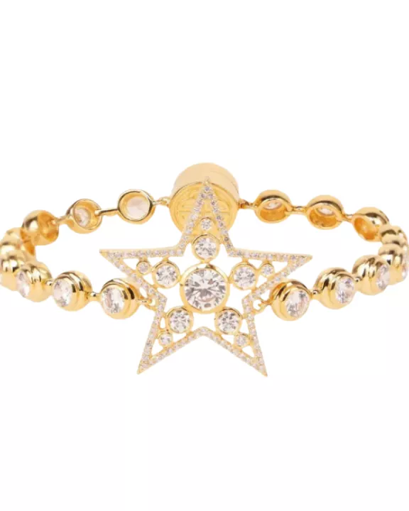 Star Bracelet - Gold/White