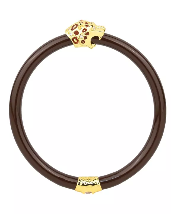 Fauna Panther All Weather Bangle® (AWB®) - Chocolate