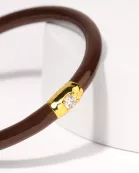 Fauna Panther All Weather Bangle® (AWB®) - Chocolate