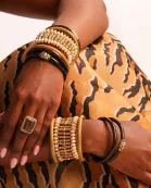 Fauna Panther All Weather Bangle® (AWB®) - Chocolate