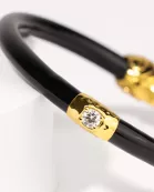 Fauna Lion All Weather Bangle® (AWB®) - Black