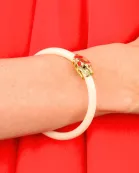 Fauna Snake All Weather Bangle® (AWB®) - Ivory