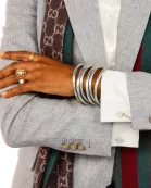 Silver All Weather Bangles® (Set of 6) - Serenity Prayer