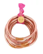 Rose Gold All Weather Bangles® (Set of 6) - Serenity Prayer