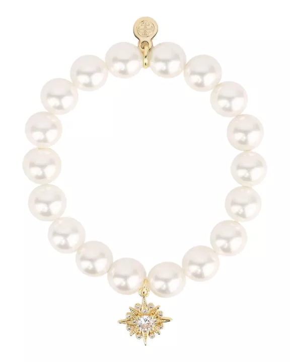 Star Bright Pearl Beaded Bracelet