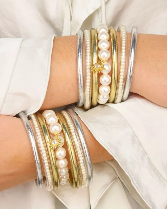 Star Bright Pearl Beaded Bracelet