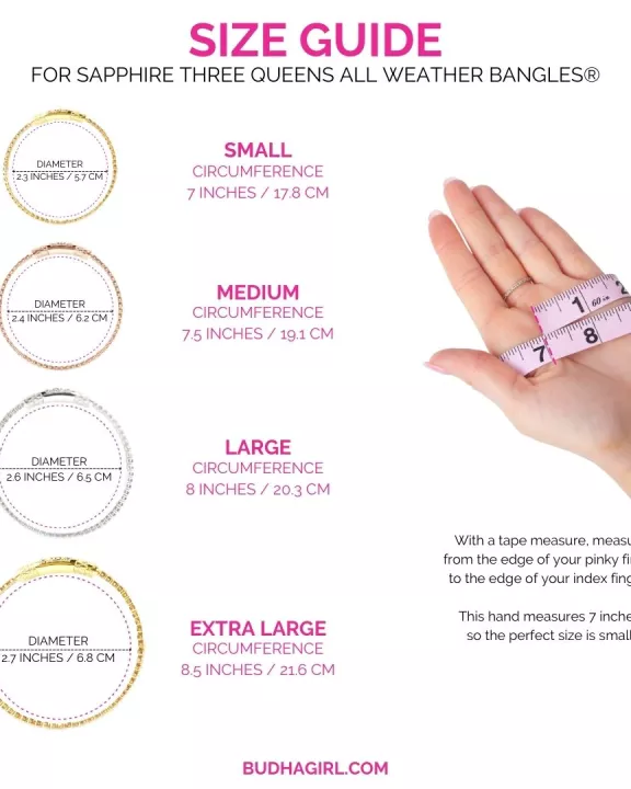 Three Queens All Weather Bangles® (AWB®) - Sapphire