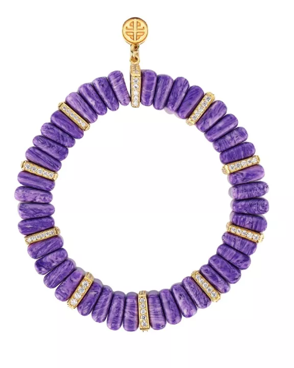 Tablet Bracelet - Charoite