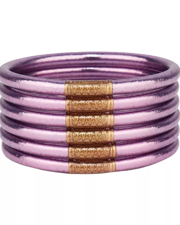Lila All Weather Bangles® (Set of 6) - Serenity Prayer
