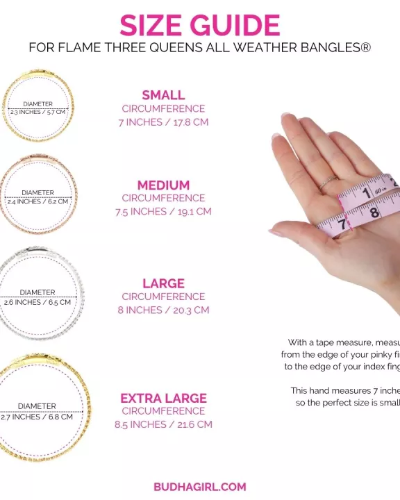 Three Queens All Weather Bangles® (AWB®) - Flame