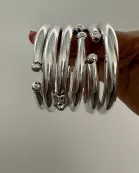Kimaya Vintage Silver Cuff