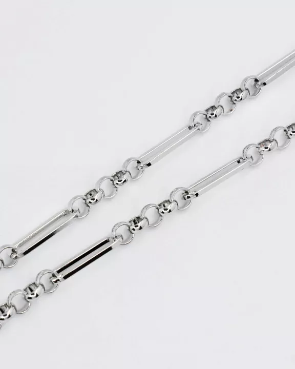 Jesus is my Rock Silver Necklace