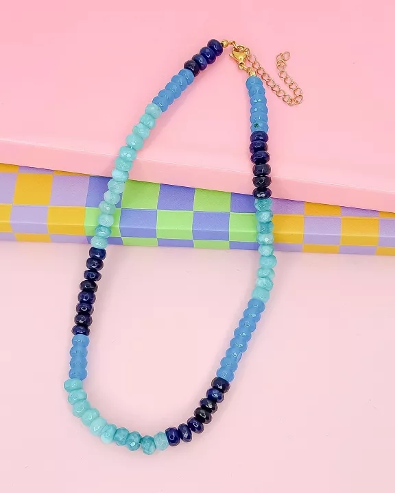 Shades of Blues Gemstone Necklaces