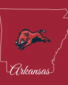 Acrylic Serving Tray - Arkansas Collection - GAMEDAY - 12x12 Medium