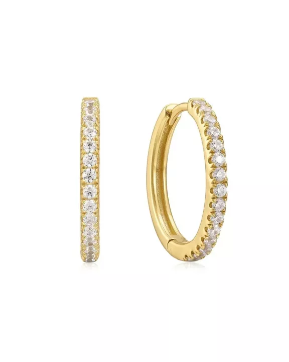 Mini CZ Huggie Hoop Earrings