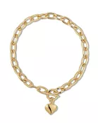 Alana Puffy Heart Charm Necklace