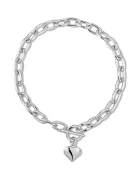 Alana Puffy Heart Charm Necklace