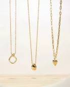 Micro Harmony Pebble Pendant Necklace