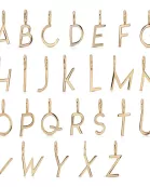 Essential Letter Charm Necklace