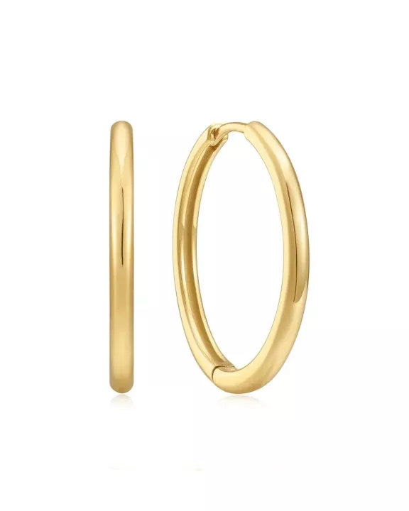 Medium Huggie Hoop Earrings