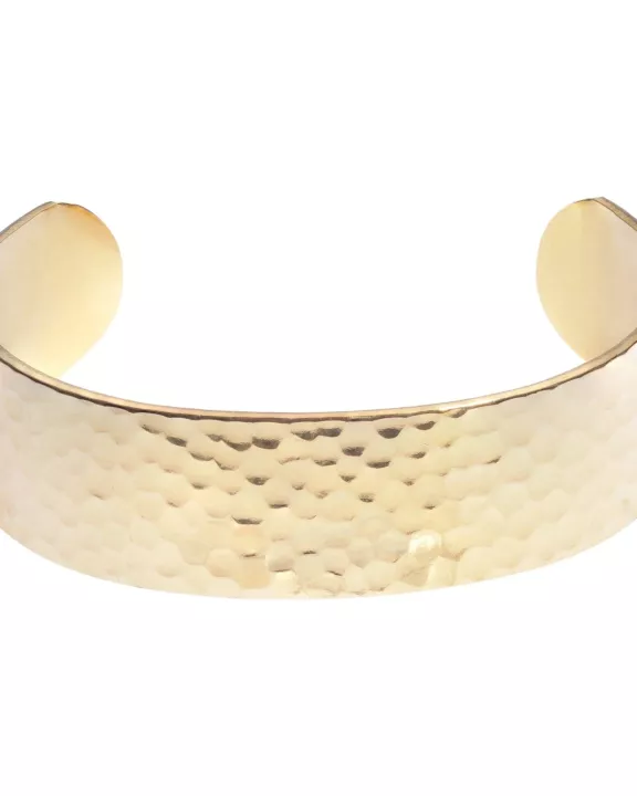 3/4 Inch Hammered Cuff