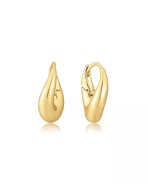 Thick Wavy Hoops