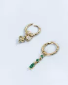 CZ Snake Hoop Charm