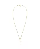 CZ Cross Pendant Necklace