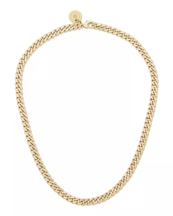 Men's Micro Link Curb Chain Necklace