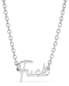 Dainty Script Fuck Necklace