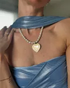 Pearl & Hildegard Pendant Necklace