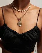 Palmer Pearl Choker Necklace