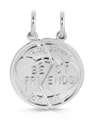 Best Friend Coin Pendants