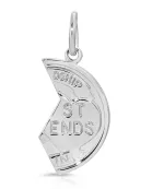 Best Friend Coin Pendants