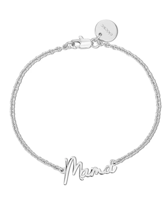 Dainty Script Mama Bracelet