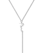 Dainty Script Mama Lariat Necklace