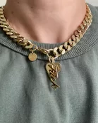 Taraji Necklace With Heart & Fuck Charms