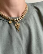 Taraji Necklace With Heart & Fuck Charms