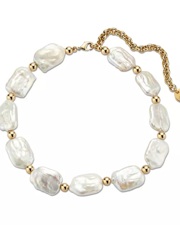 Penn Pearl & Bead Choker Necklace