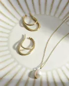 Large Dual Ear Cuff